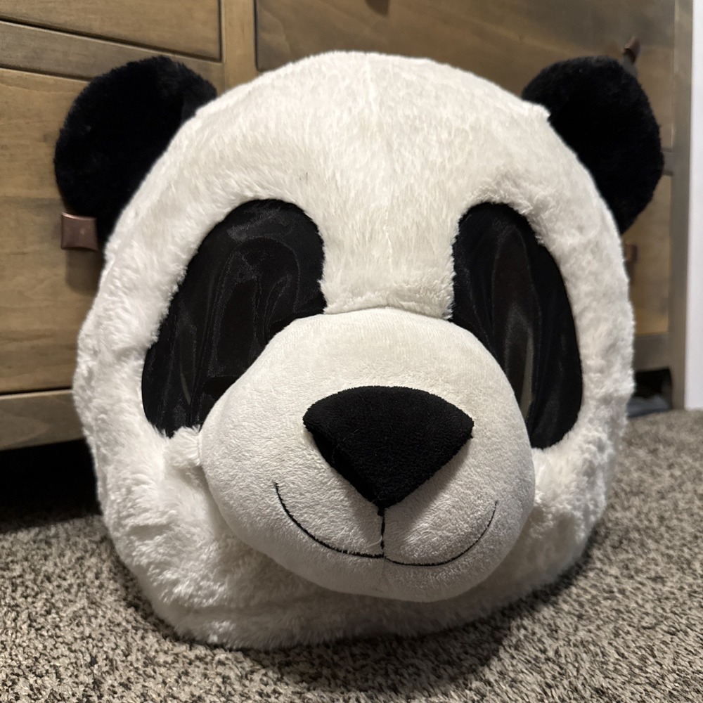Dan Dee Plush Big Greeter Head Panda Halloween Costume Cosplay Mascot Furry Mask